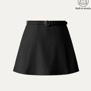 OGL Black Skirt with Belt